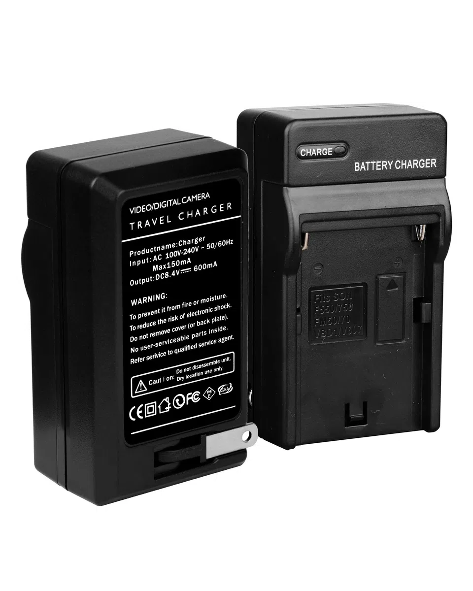 GVM BC-750/770 Akku und Ladegerät 4400mAh für F975, 960, F950, F930, F770, F750, F550, DCR, DSR, HDR, FDR, HVR, HVL und LED Video Licht