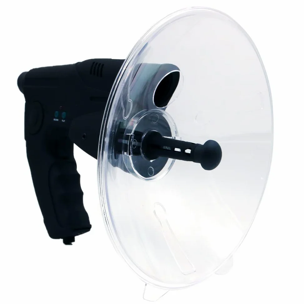 Parabolmikrofon Bionisches Ohr Elektronisches Vogelhöraufzeichnungsgerät 8X21 Zoom HD Outdoor Birdwatching Teleskop Monokularer Beobachtungsabstand 8m-1200m