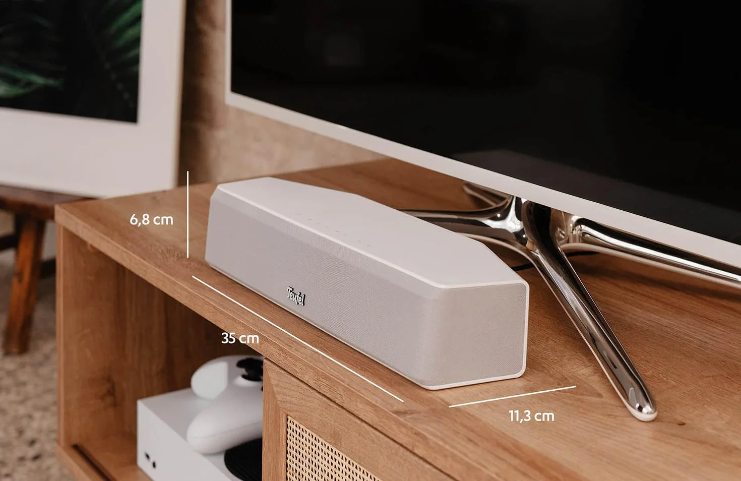 Teufel CINEBAR ONE Soundbar Bluetooth HDMI ARC CEC AUX Bassreflex Schwarz