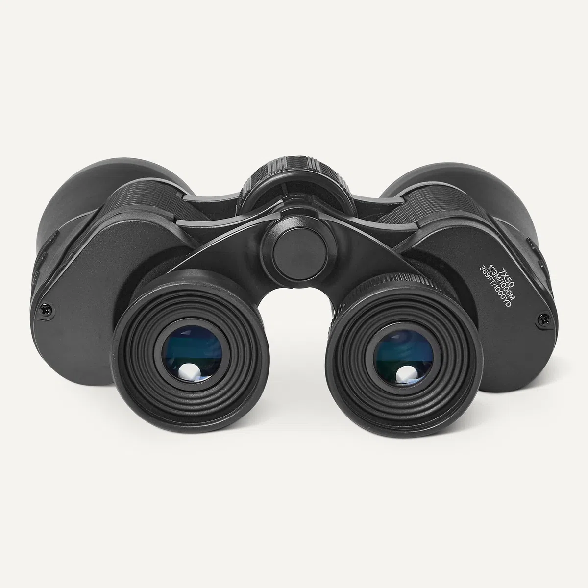 Amazon Basics 7x50 Fernglas Mit Hoher Vergrößerungsleistung, Weitem Sichtfeld, FMC-Optik, Kompatibel Mit Stativen, Schwarz, 1er-Pack