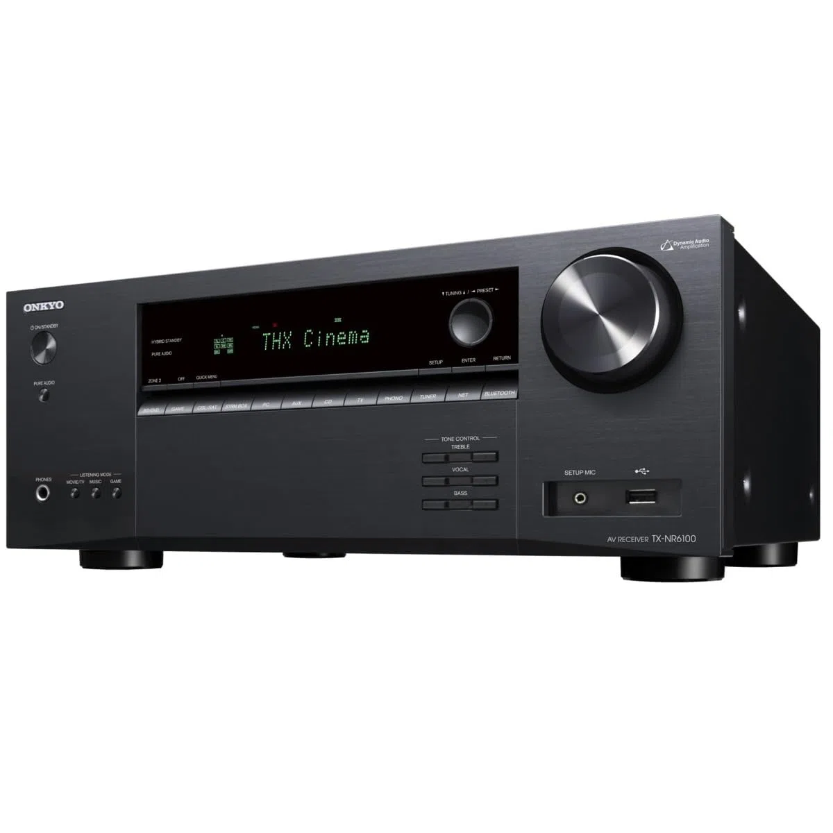 Onkyo TXNR6100M2 7.2-Kanal THX-zertifizierter Netzwerk-A/V-Receiver