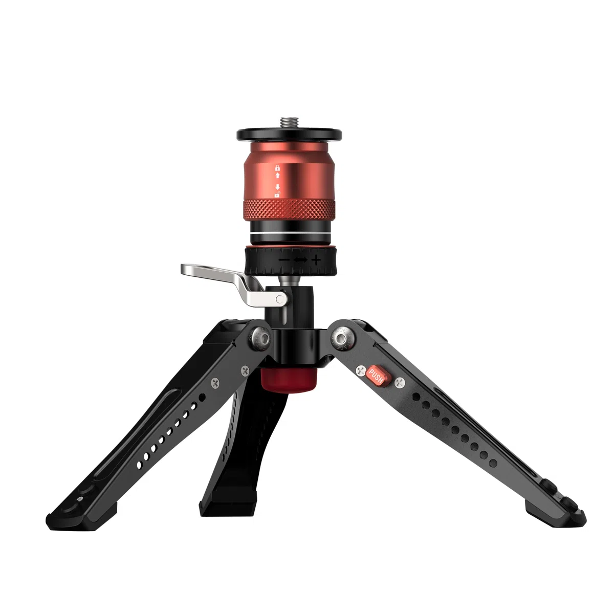 IFOOTAGE Cobra 3 Base-P,Tragbares Mini-Tischstativ für Cobra 2 Einbeinstativ, Innovatives Pedaldesign,Schnellwechselplattform