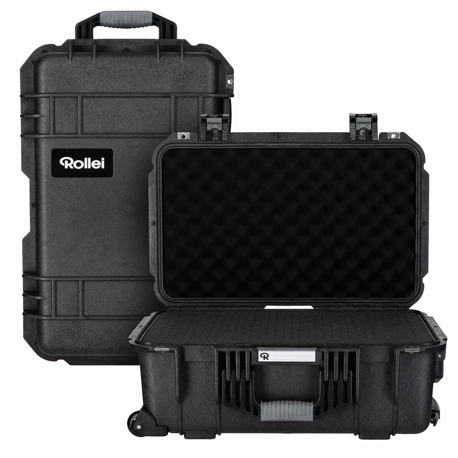 Rollei Kamera Koffer Trolley, Extrem Robuster Bruchsicherer & Wasserdichter Groß Fotokoffer mit Rollen, Outdoor Camera Suitcase Automatischer Druckregulation & Diebstahlschutz, Kamera-Koffer-Trolley