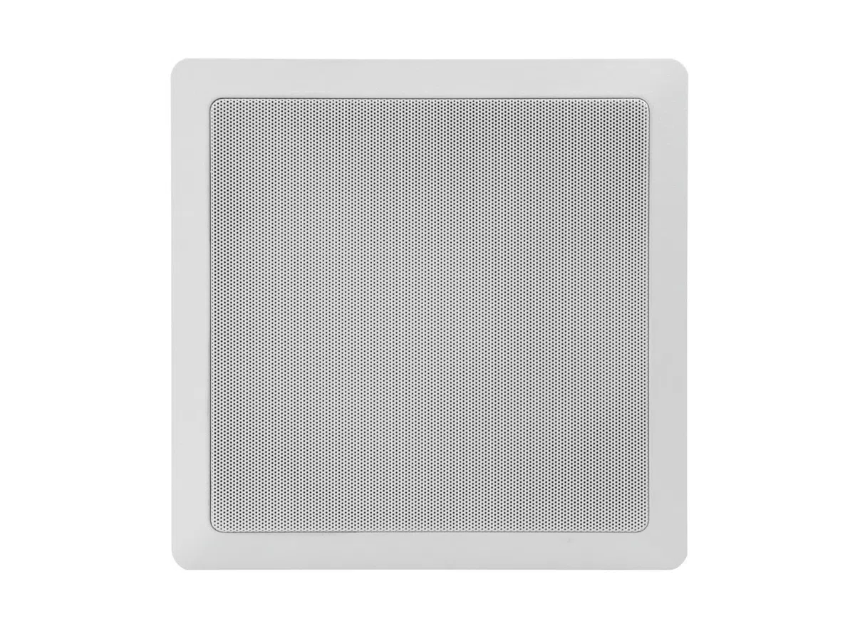 OMNITRONIC CSUB-8 Decken-Subwoofer 8" Einbau-Lautsprecher Doppelschwingspule 60 W RMS 2 x 8 Ohm 220 x 220 mm