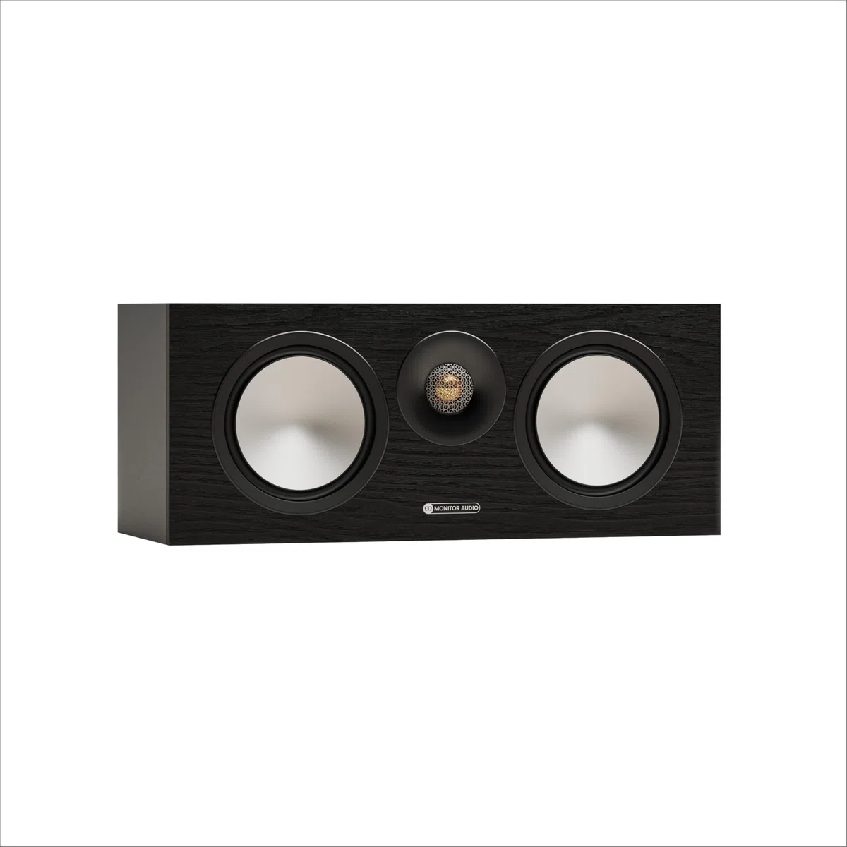 Monitor Audio Bronze 7G Slim Center Channel Lautsprecher, Zwei-Wege-Lautsprecher, Twin 6-Zoll-Audio-Treiber, klarer Dialog für Heimkino, Audio, Musik, Gaming, Schwarz