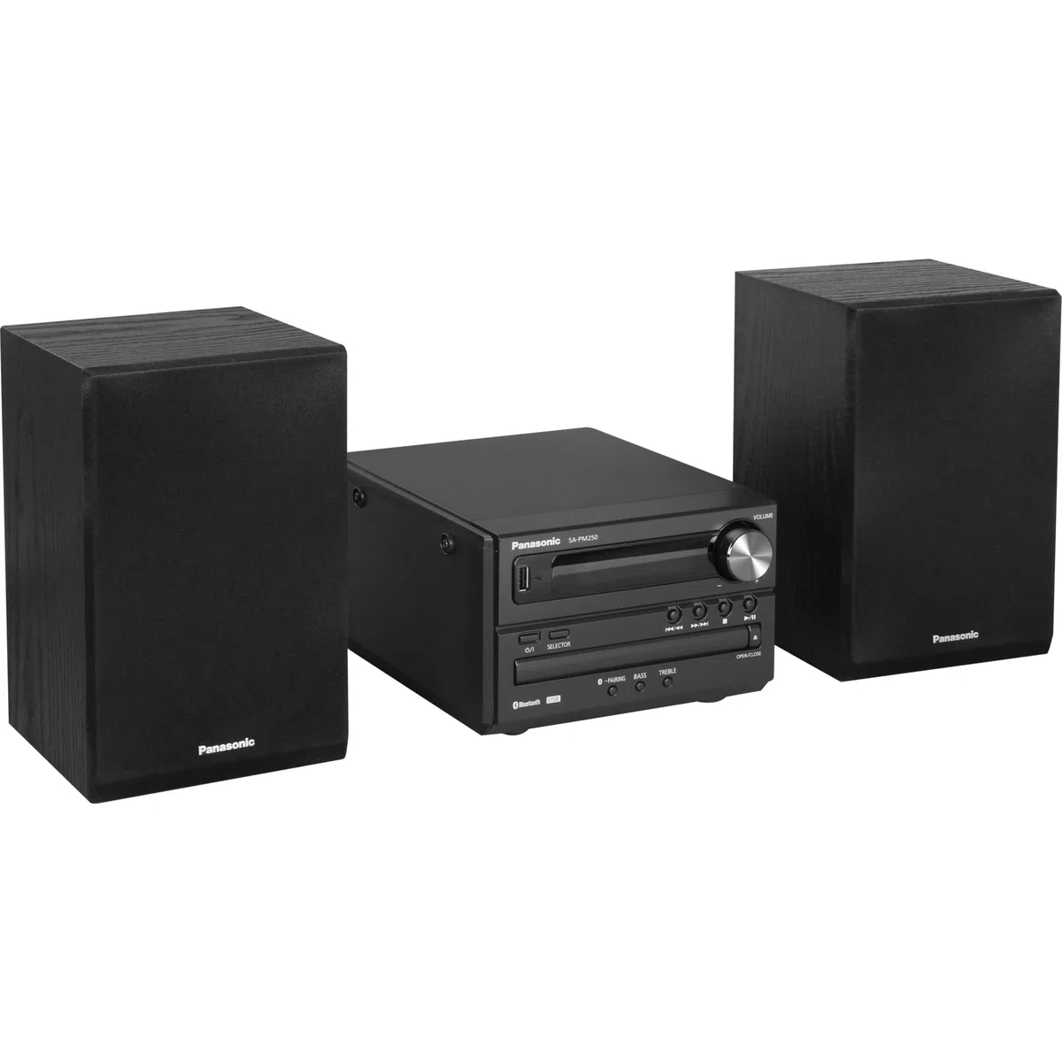 Panasonic SC-PM250EG-K Micro HiFi-System Bluetooth CD UKW 20 W RMS schwarz