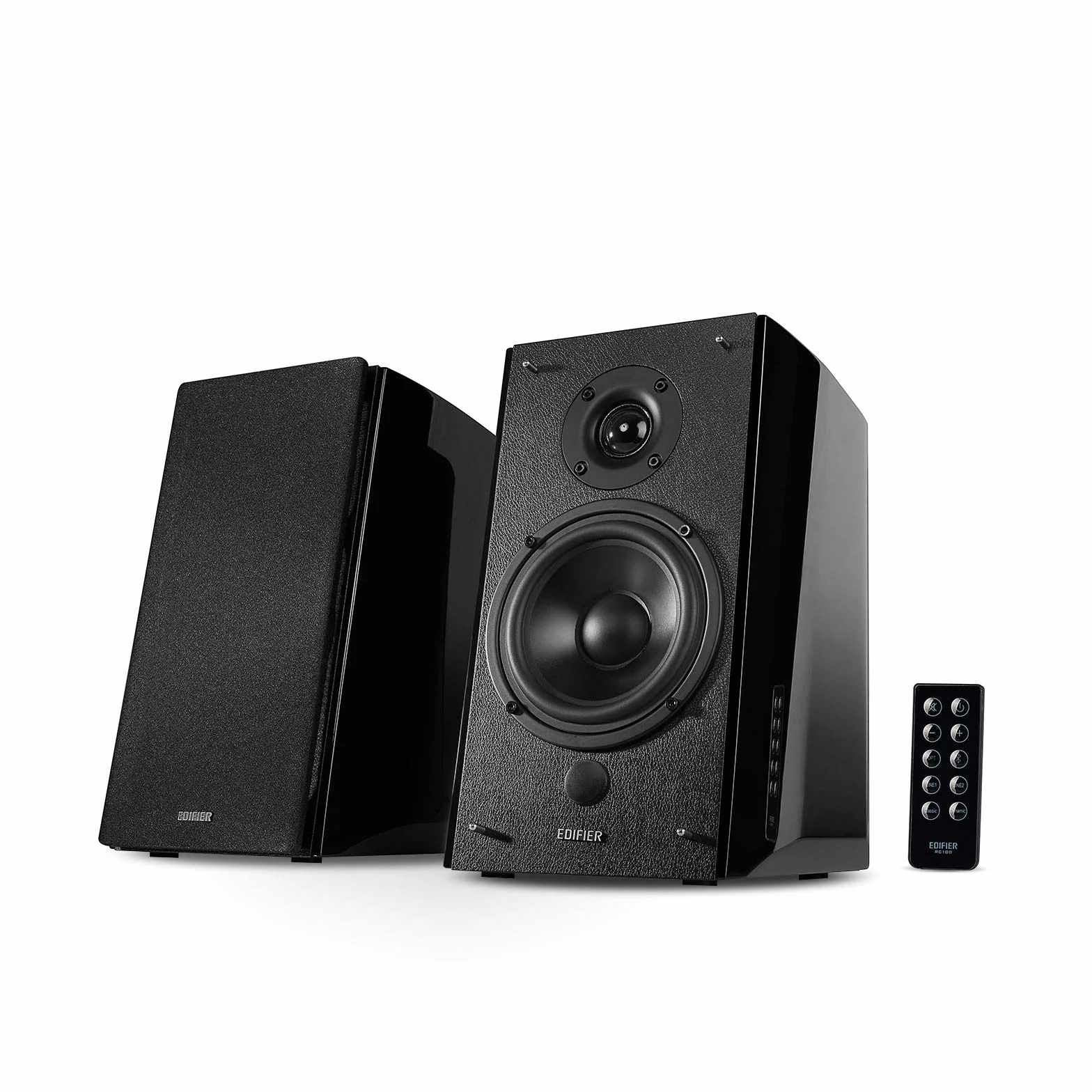 EDIFIER Studio R2000DB Bluetooth-Lautsprechersystem (120 Watt) mit Infrarot-Fernbedienung und optischem Eingang, Schwarz
