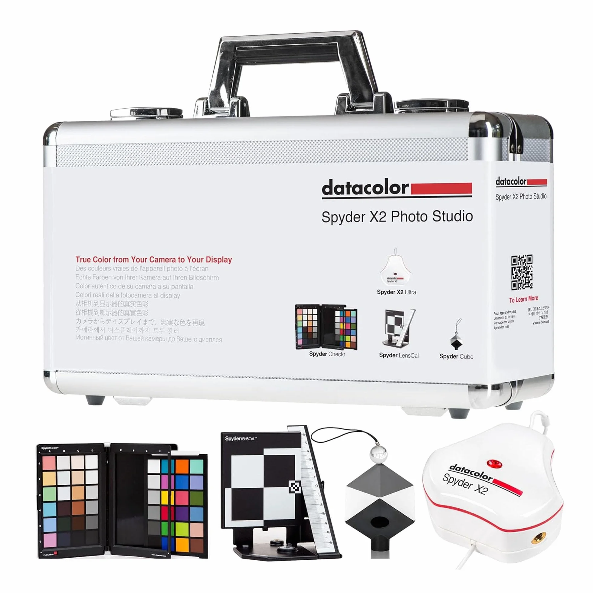 Datacolor Spyder X2 Photo Studio Kit: Das ultimative Farbmanagement-Toolkit für Fotografen für präzises Farbmanagement in jeder Lichtsituation über den Workflow hinweg, von Aufnahme bis Bearbeitung