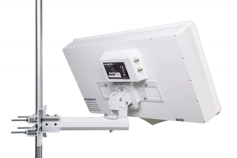 HUMAX Digital H40D2 Flat Spiegel SAT Flachantenne weiß