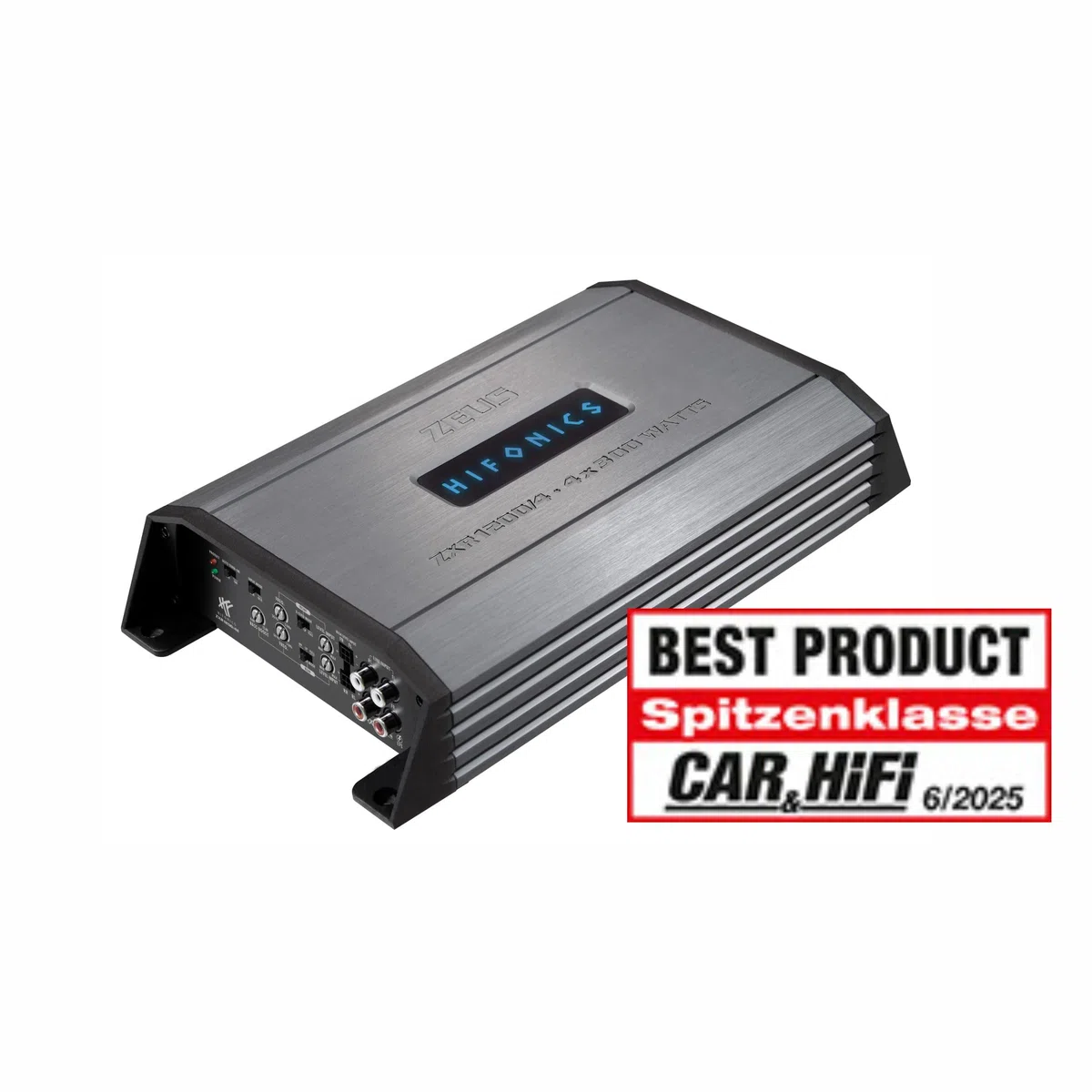 HiFonics ZXR1200/4E - 4-Kanal CLASS D Premium Digital Compact Verstärker mit 1200 Watt RMS | ZEUS EXPANSION SERIE