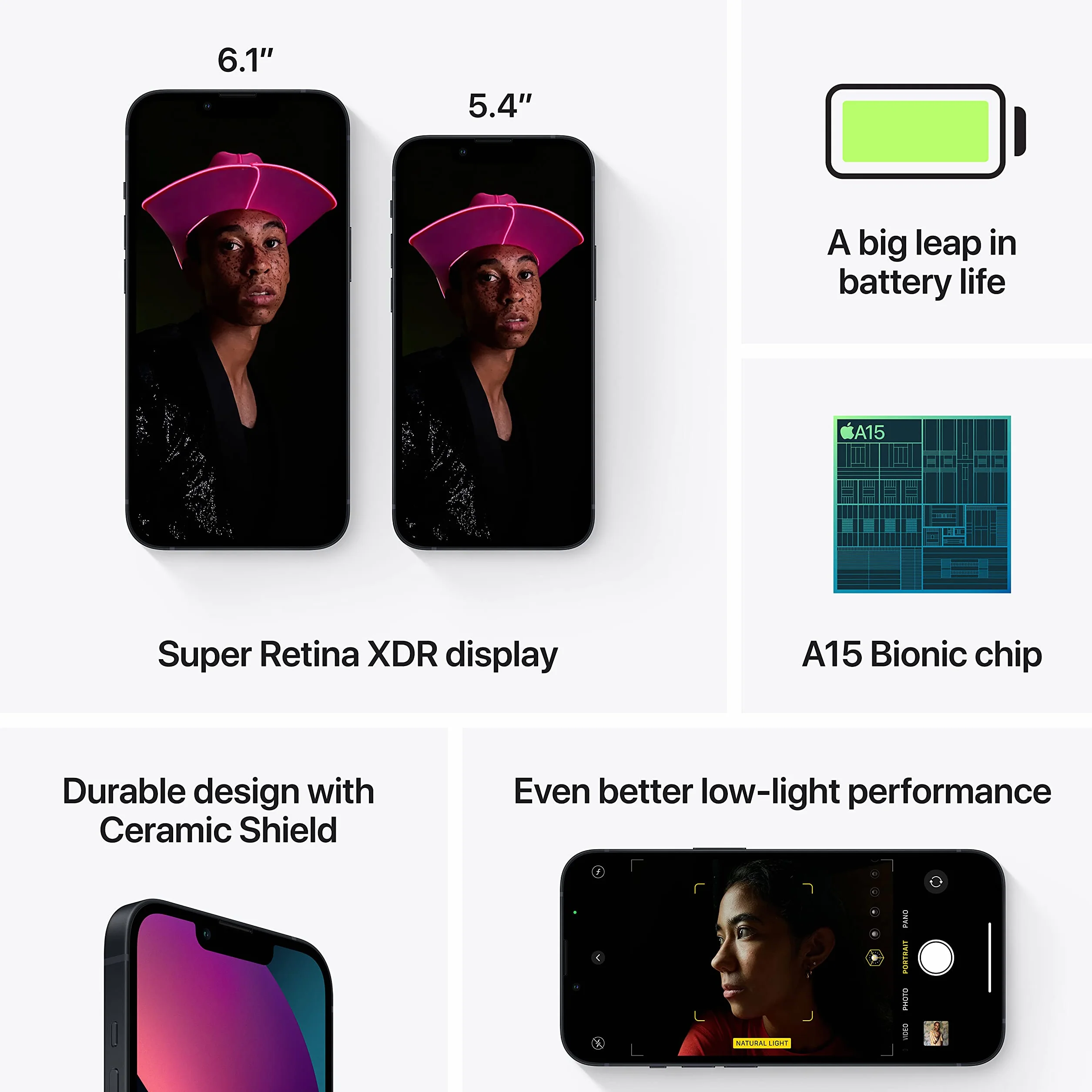 Apple iPhone 13 128GB Mitternacht Generalüberholt