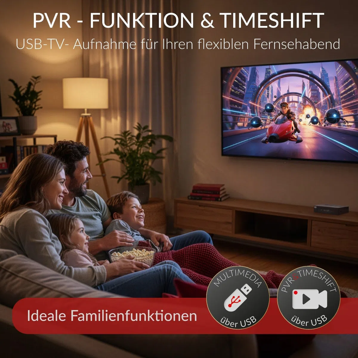 Opticum AX-150 Sat Receiver PVR Ready HD Digital Satelliten Receiver mit HDMI SCART USB