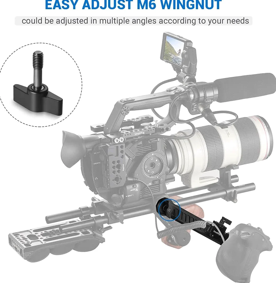 SMALLRIG Erweiterung Arm mit Rosette 1870 für Sony FS5 FS7 Grip