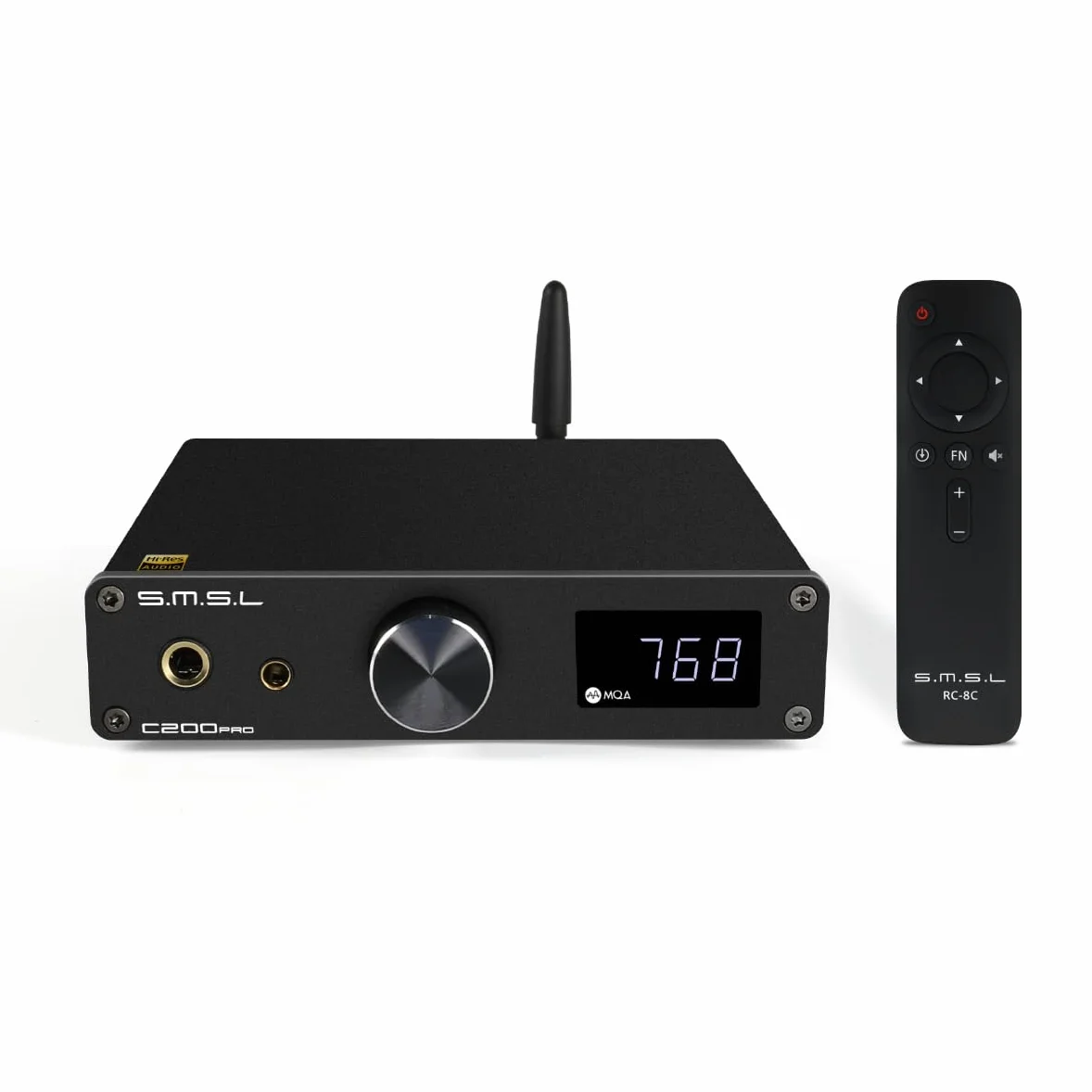 SMSL C200 PRO LDAC Kopfhörerverstärker ES9039Q2M XU-316 DSD512 32Bit/768kHz DAC USB-C Optisch Koaxial Bluetooth 4,4mm 6,35mm RCA TRS