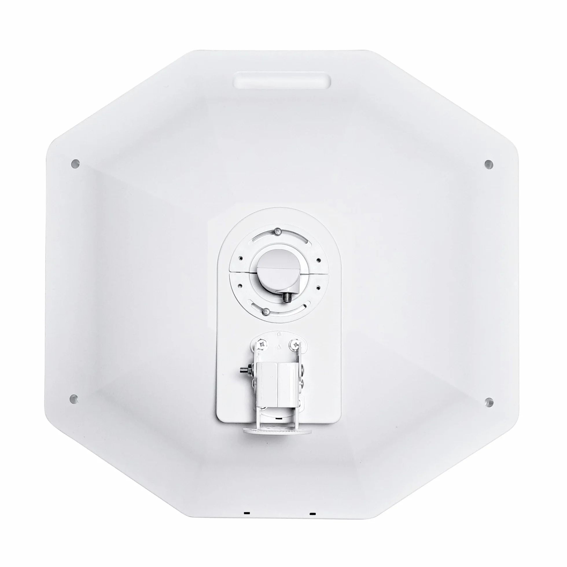 POWERSAT - Flache Satellitenschüssel, 2 Anschlüsse/ 4 Anschlüsse, ideal für ASTRA 1(19.2 E) Satelliten-TV, robuste Satellitenantenne, wetterfest, ideal für Balkon und Camping(TWIN LNB)