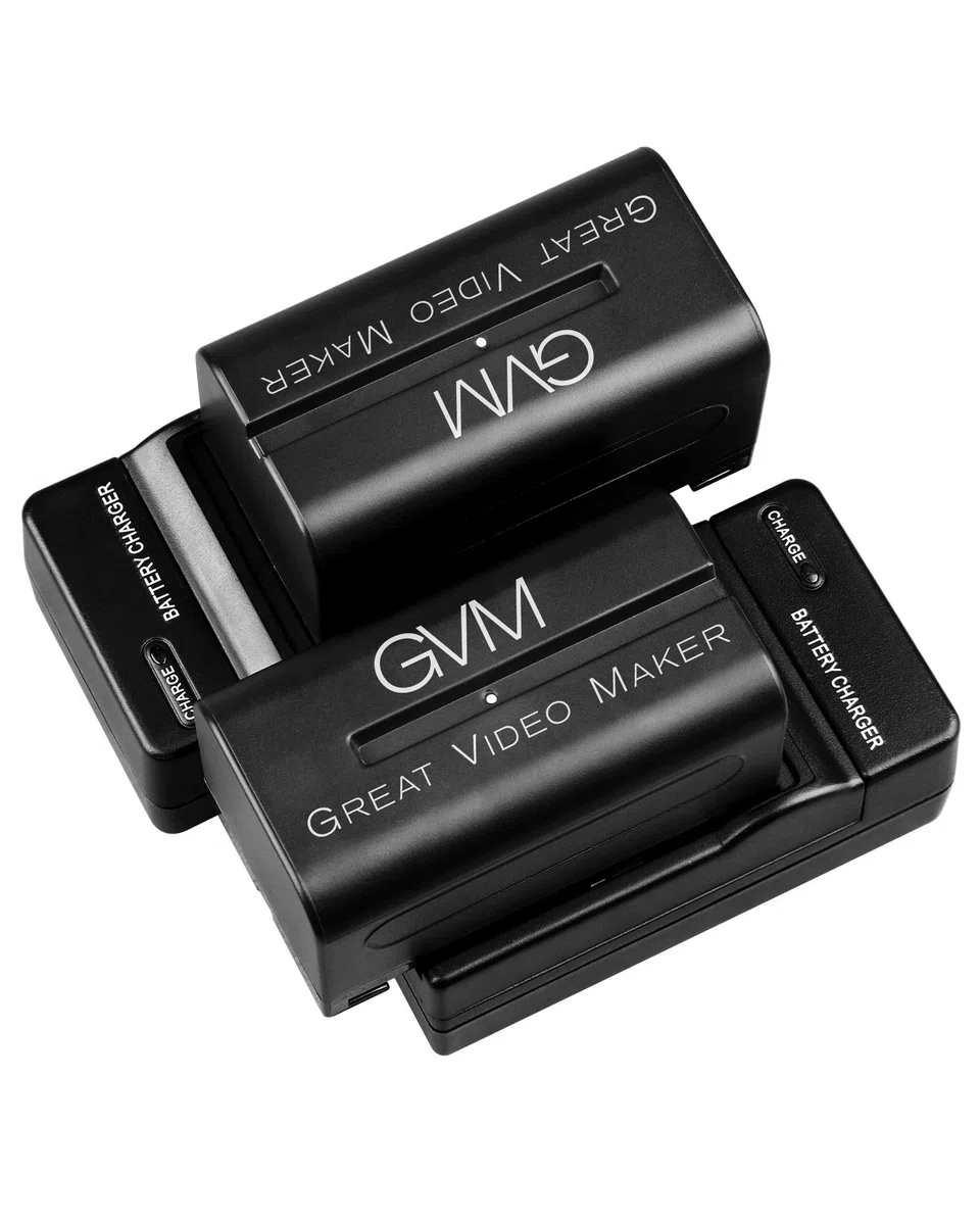 GVM BC-750/770 Akku und Ladegerät 4400mAh für F975, 960, F950, F930, F770, F750, F550, DCR, DSR, HDR, FDR, HVR, HVL und LED Video Licht