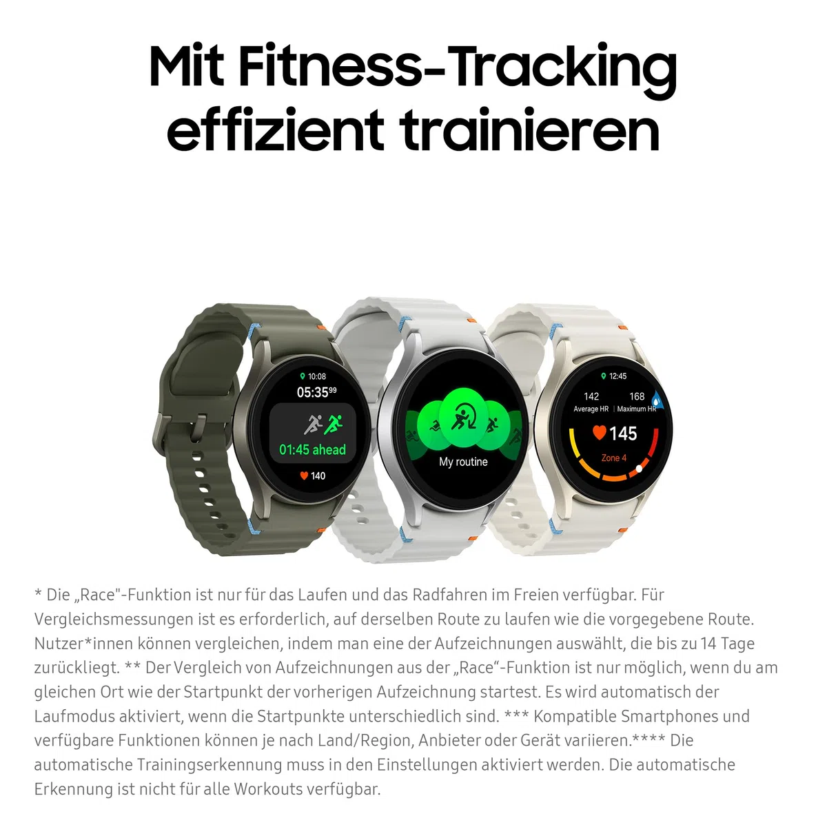 Samsung Galaxy Watch7 Smartwatch, Fitness-Uhr, Fitness Tracker und Aktivitätstracker, 40 mm, Bluetooth, Green, Inkl. 36 Monate Herstellergarantie