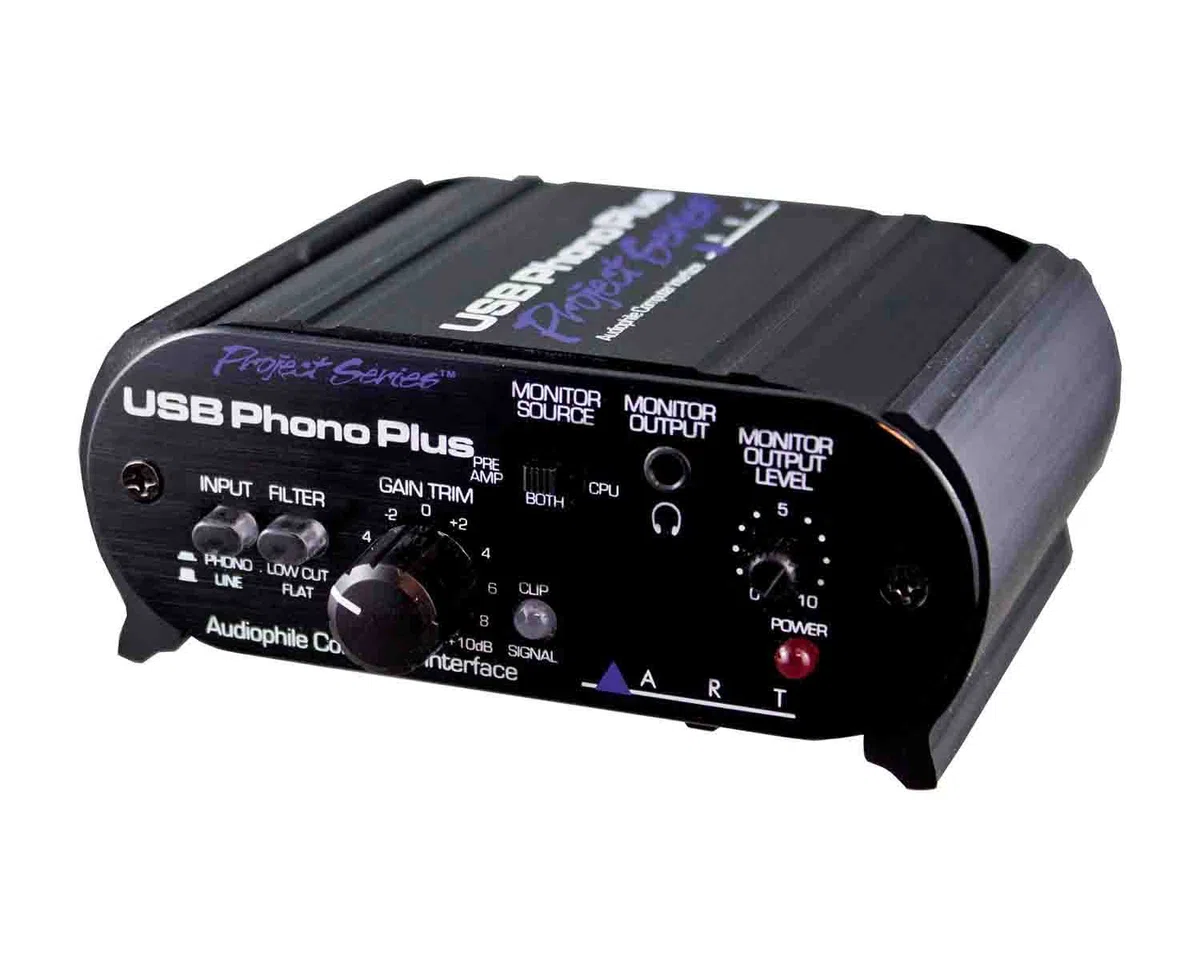 ART USB Phono Plus (USB Phono Pre with RIAA EQ) Preamp
