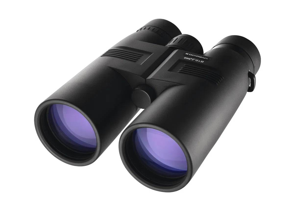 Eschenbach Optik Arena D+ wetterfestes Fernglas 10x50 - handliches Einstiegsmodell für Wanderungen, Vogelbeobachtungen oder Veranstaltungen - geeignet für Brillenträger