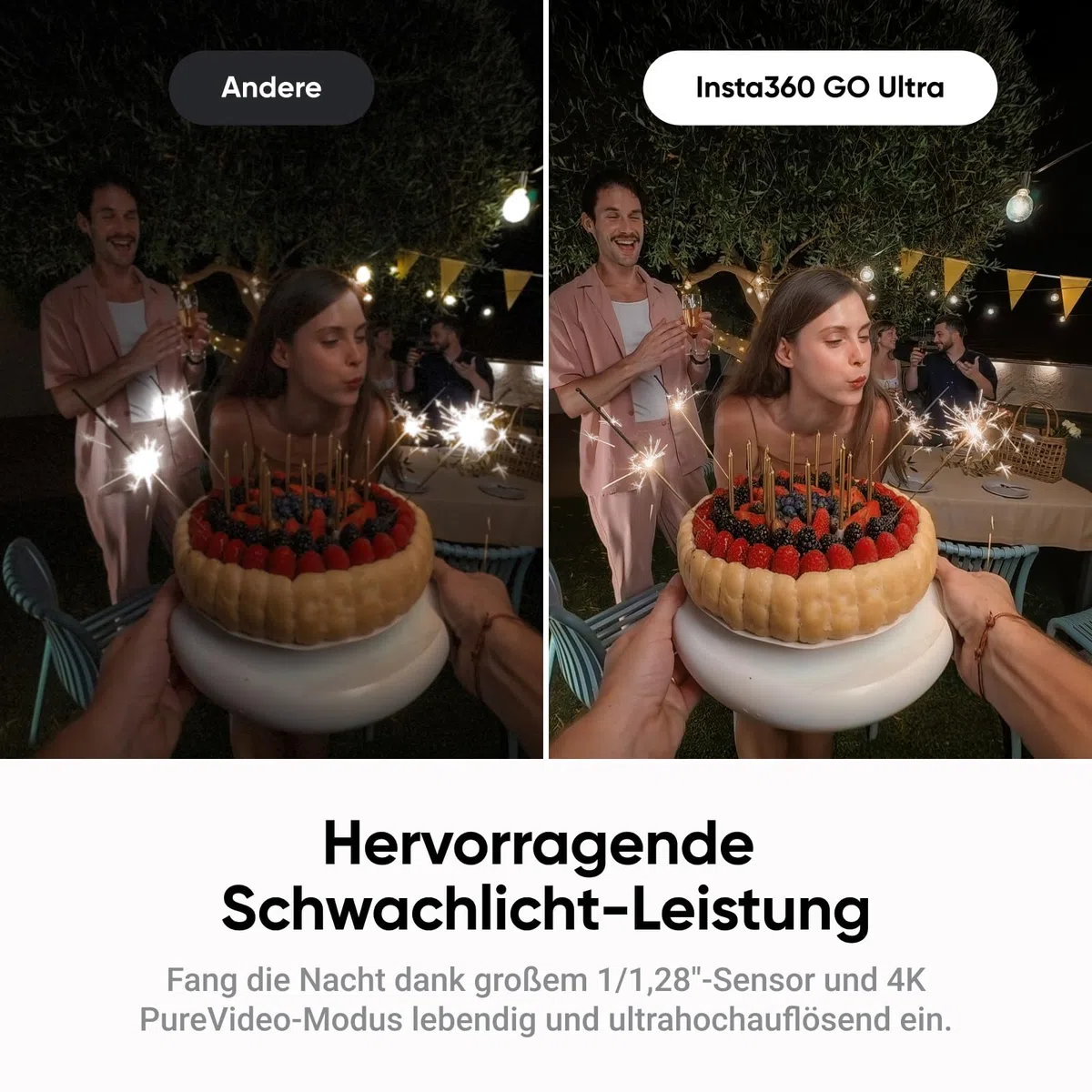 Insta360 GO Ultra Fahrrad-Bundle Nachtschwarz - freihändige 4K Mini-Cam, leicht & mobil, top bei wenig Licht, überall anbringbar, FlowState-Stabilisierung, 200 Min Akku, 10 m wasserdicht