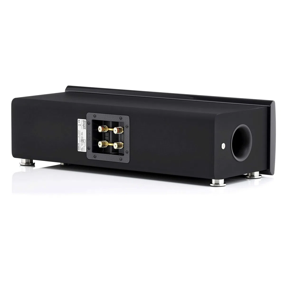 Nubert nuVero 70 | Schwarzer Centerlautsprecher | 1 Stück Kompaktlautsprecher | Lautsprecher für Heimkino & Musikgenuss | Stimmen auf höchstem Niveau | Passive Centerbox 3 Wege Technik Made in Germany