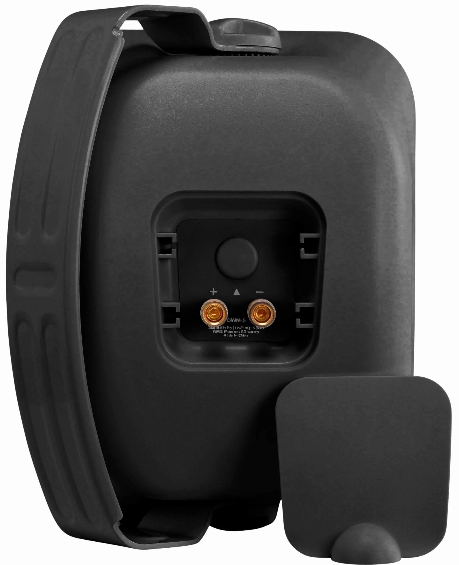 Pronomic Paar OLS-5 BK DJ PA Outdoor-Lautsprecher für Garten, Terrasse, Restaurant (2X 80 Watt, Schutzart IP56, 8 Ohm, 5,25" Woofer) schwarz