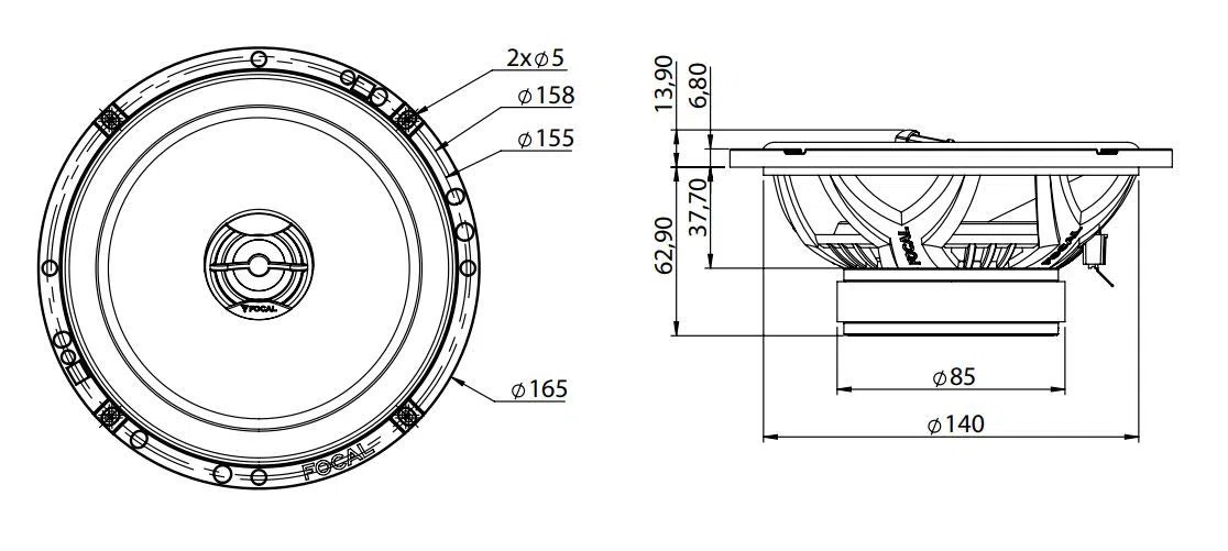 Focal Performance Access 165AC - 16,5cm Coaxsystem