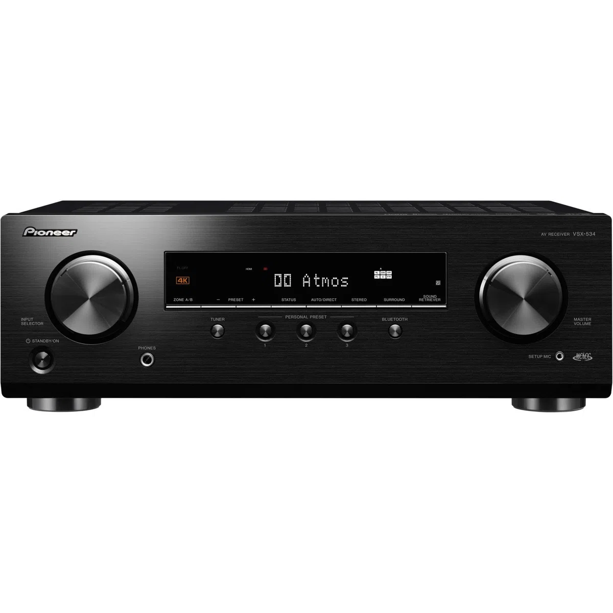 Pioneer VSX-534(B) Receiver 5x150 Watt Dolby Atmos DTS:X Bluetooth Schwarz