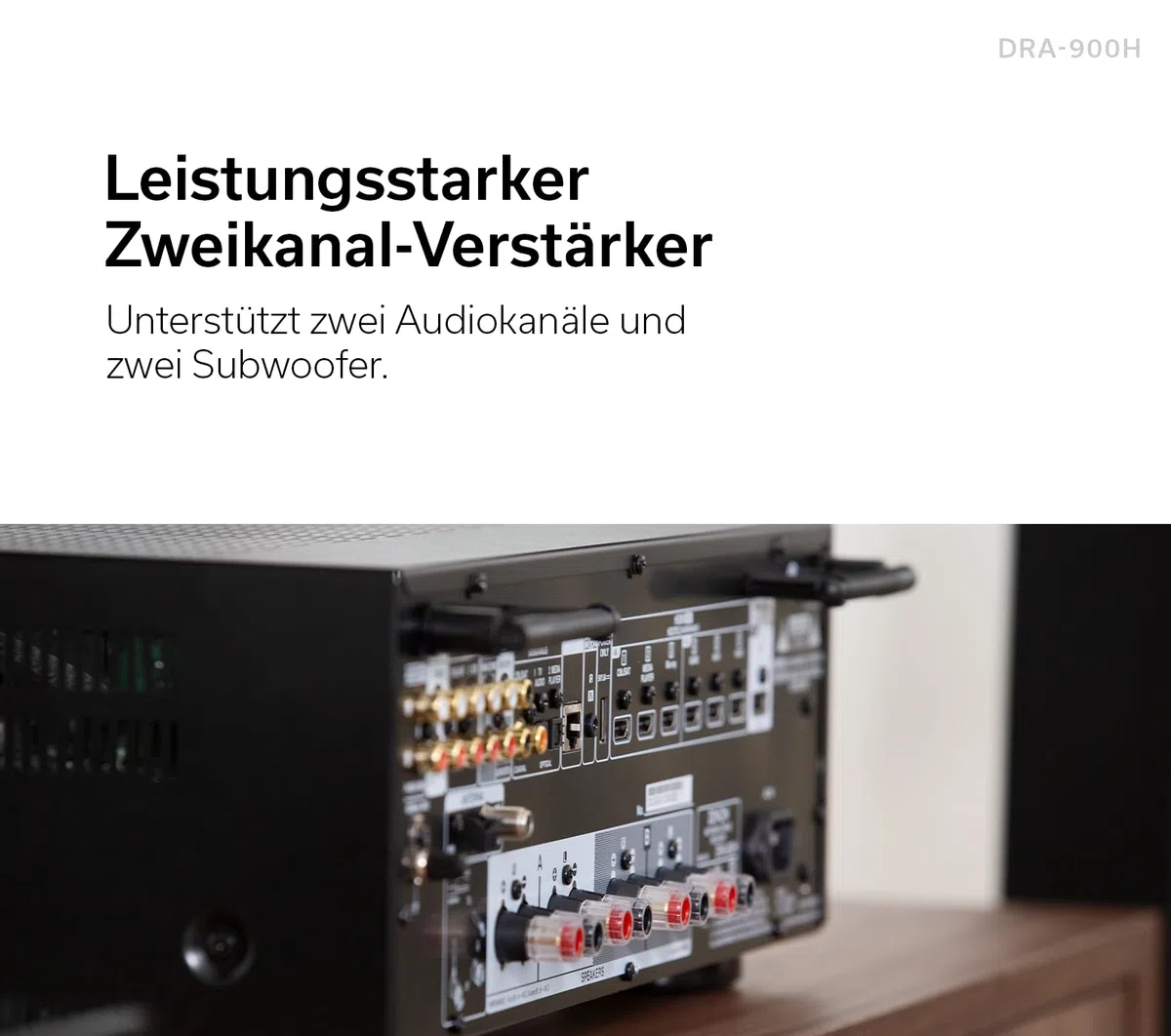 Denon DRA-900H 2.2-Kanal 145W 8K-AV-Verstärker mit HEOS Built-in