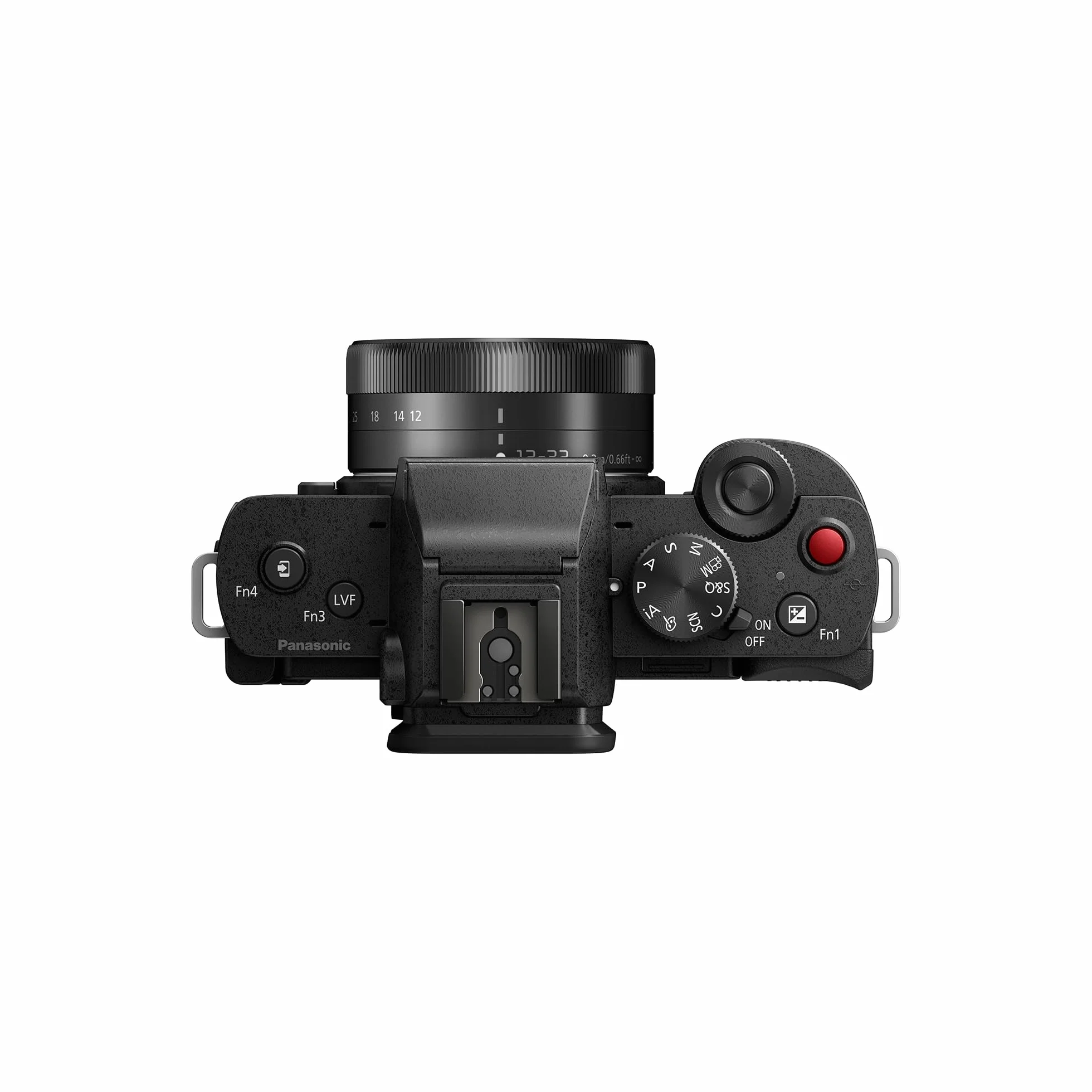 Panasonic Lumix DC-G100DKEGK Micro Four Thirds spiegellose Kamera mit Lumix G Vario 12-32 mm F3.5-5.6 Objektiv, 20,3 MP, 4K 30p & FHD 60 Video, Vlogging-Cam, Freiwinkel-Monitor, USB-C-Ladung, Schwarz