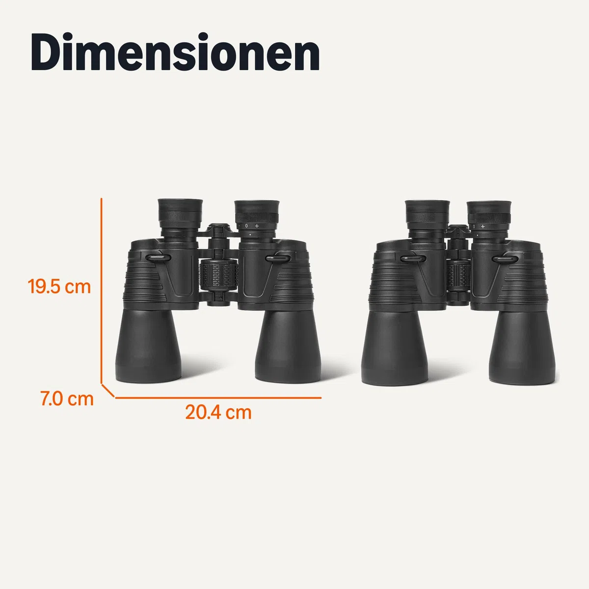 Amazon Basics 7x50 Fernglas Mit Hoher Vergrößerungsleistung, Weitem Sichtfeld, FMC-Optik, Kompatibel Mit Stativen, Schwarz, 1er-Pack