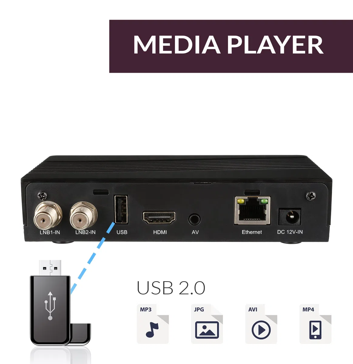 XORO HRS 9194 HD Satellitenreceiver DVB-S2 Twin-Tuner
