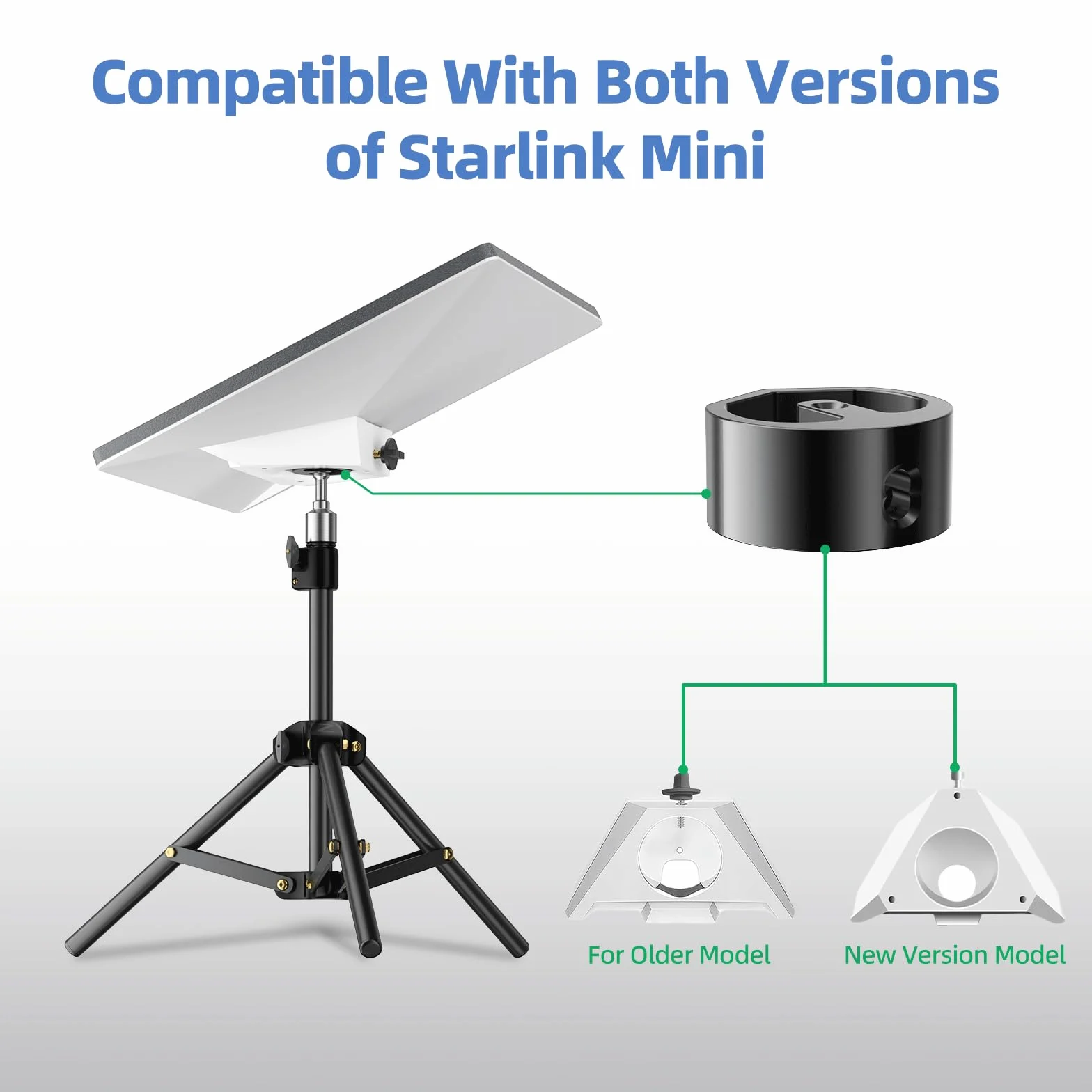 für Starlink Mini-Stativ, verstellbare Stativhalterung für Starlink Mini Dish, tragbares Ständer-Montageset für Star Link Mini-Zubehör für Outdoor-Camping, Wohnmobil