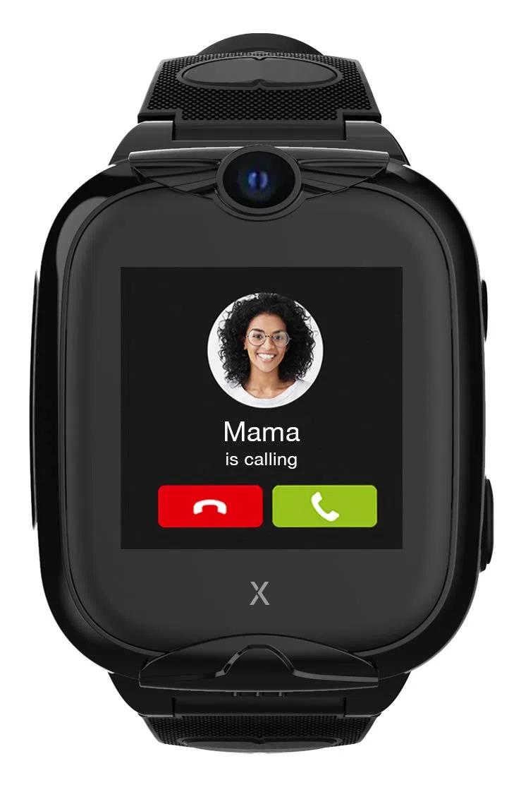 XPLORA XGO 2 - Telefon Uhr für Kinder (SIM-frei) - 4G, Anrufe, Nachrichten, Schulmodus, SOS-Funktion, GPS, Kamera, LED-Licht und Schrittzähler - 2 Jahre Garantie (SCHWARZ)