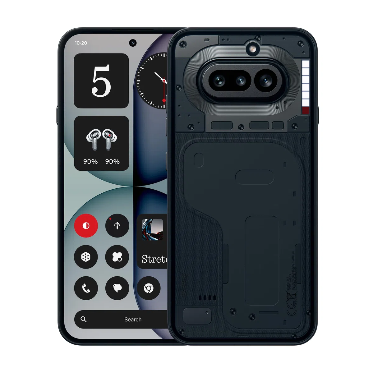 Nothing Phone (4a) 50 MP Triple-Kamera 70x Ultra-Zoom Transparentes Smartphone 120Hz AMOLED 12GB+256GB Schwarz
