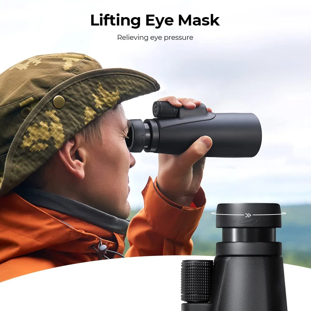 K&F Concept 12x50 Monokular HD BAK4 Prisma für Vogelbeobachtung Jagd Wandern