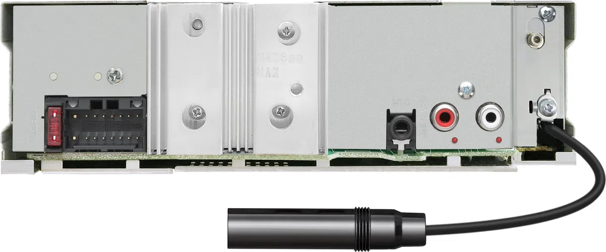 JVC KD-X282DBT USB-Autoradio mit DAB+ & Bluetooth Freisprecheinrichtung (USB, AUX-In, 1 x Pre-Out 2,5V, Soundprozessor, 4x50 W, rote Tastenbeleuchtung)