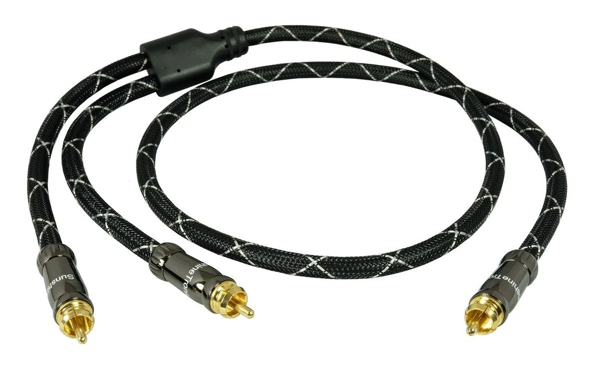 Blackline Y-Subwooferkabel | 4-Fach geschirmt | 15 m