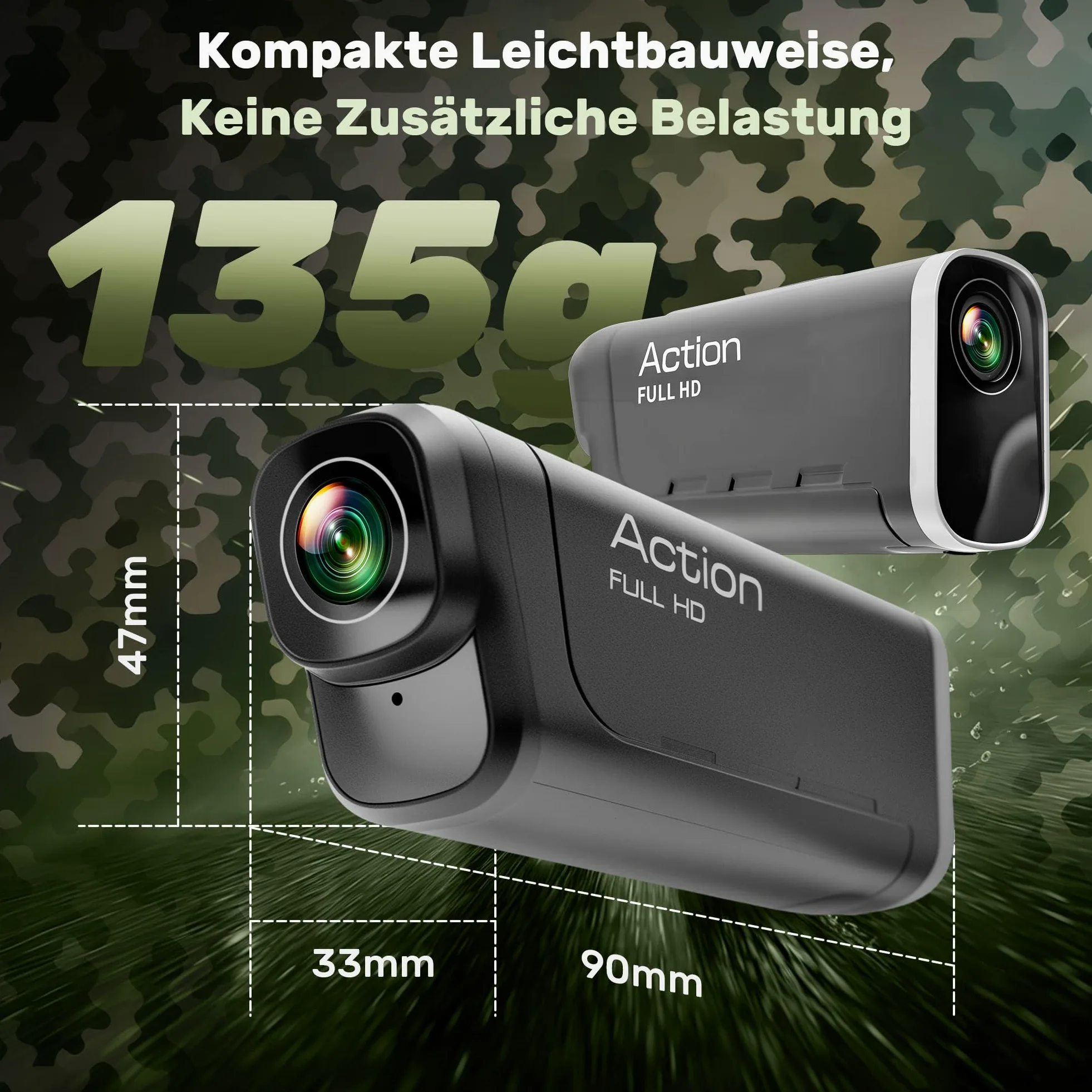Action Cam 4K+1080P,Dashcam Motorrad,120° Weitwinkel Helmkamera Motorrad,Dashcam Auto vorne hinten mit GPS,Wasserdichter,6 Stunden großer Akku motorrad kamera für Motorräder,E-Bikes&Outdoor