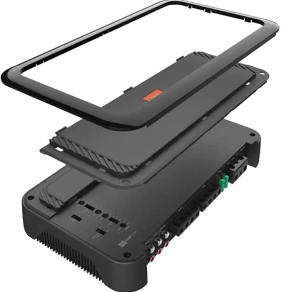 JBL Club A754 4-Kanal Endstufe Auto von Harman Kardon - KFZ Autoradio Verstärker - 4 x 75 Watt oder 2 x 200 Watt für 2 oder 4 Auto Lautsprecher