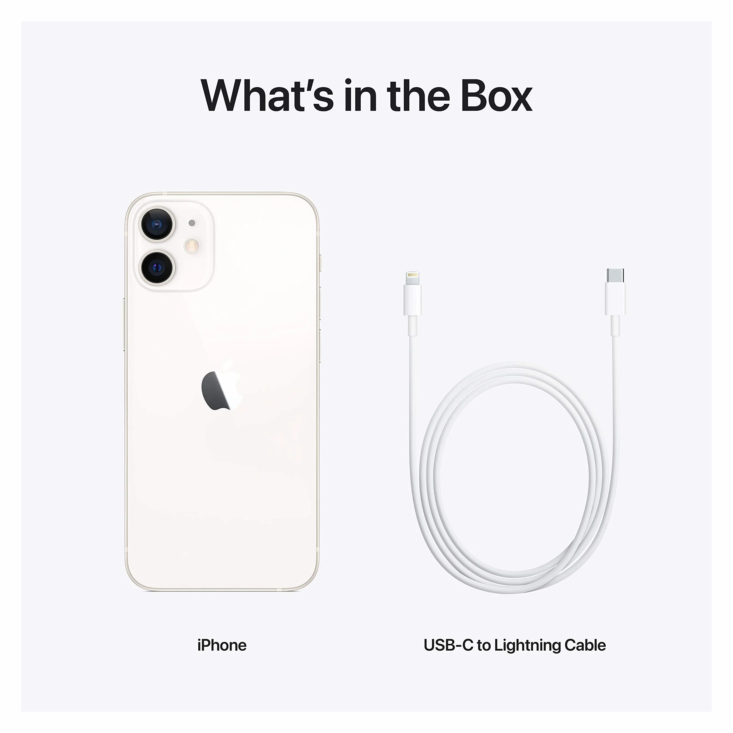 Apple iPhone 12 mini, 128GB, Weiß (Generalüberholt)