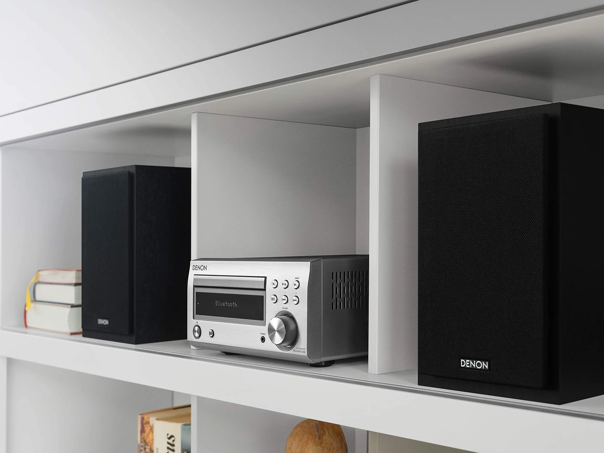 Denon RCD-M41DAB FM/DAB/CD Receiver Bluetooth Silber