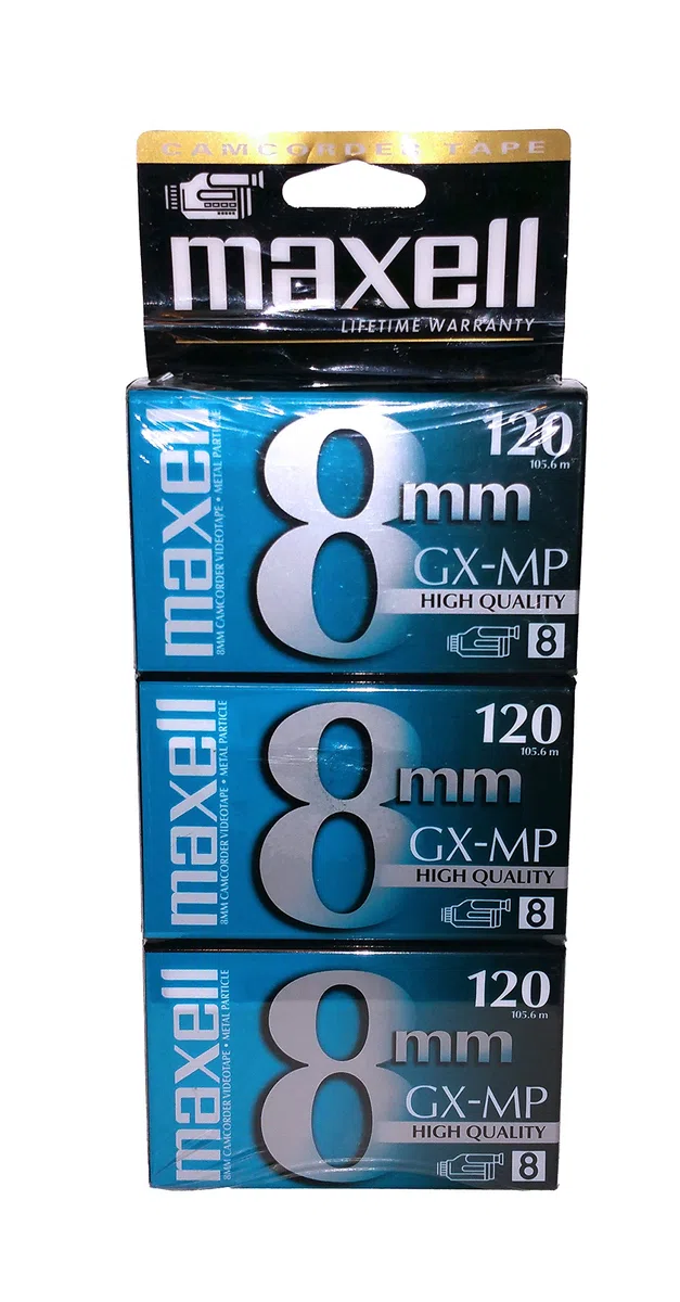 Maxell GX-MP 120 Videokassetten, 3 Stück