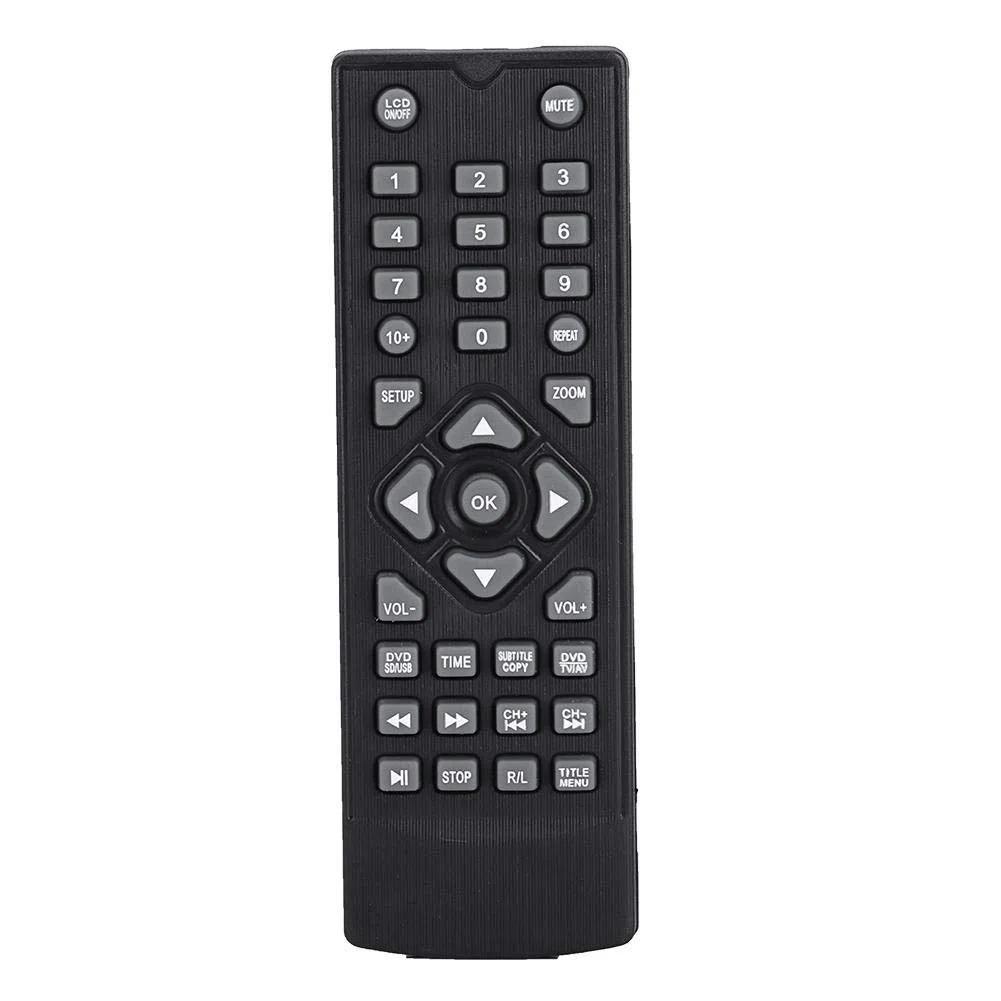 7,8-Zoll-tragbarer DVD-Player-Drehbildschirm mit TV-Funktion + Autoladegerät + Gamepad, integriertem Unterstützung für FM-Radio, Unterstützung für SD-Karte und USB-Anschluss(EU)