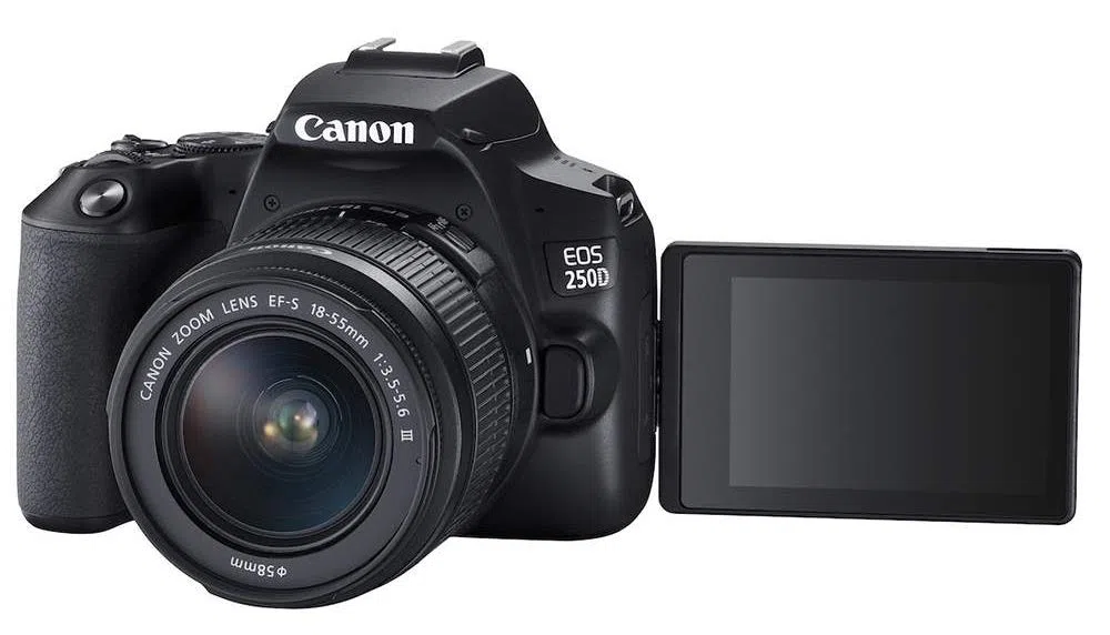 Canon EOS 250D Lustrzanka 18-55mm 75-300mm