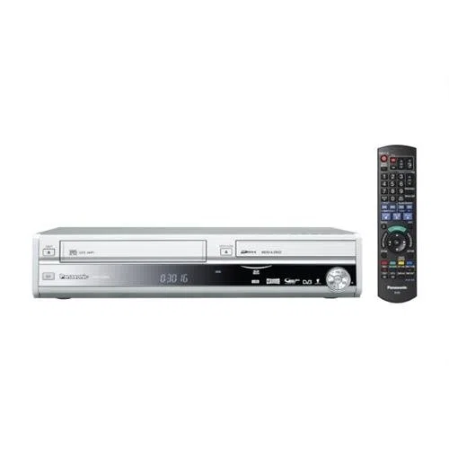 Panasonic DMR EX 98 VEG DVD-, VHS- und Festplattenrekorder (250 GB, USB, HDMI, SDHC, DVB-T) silber