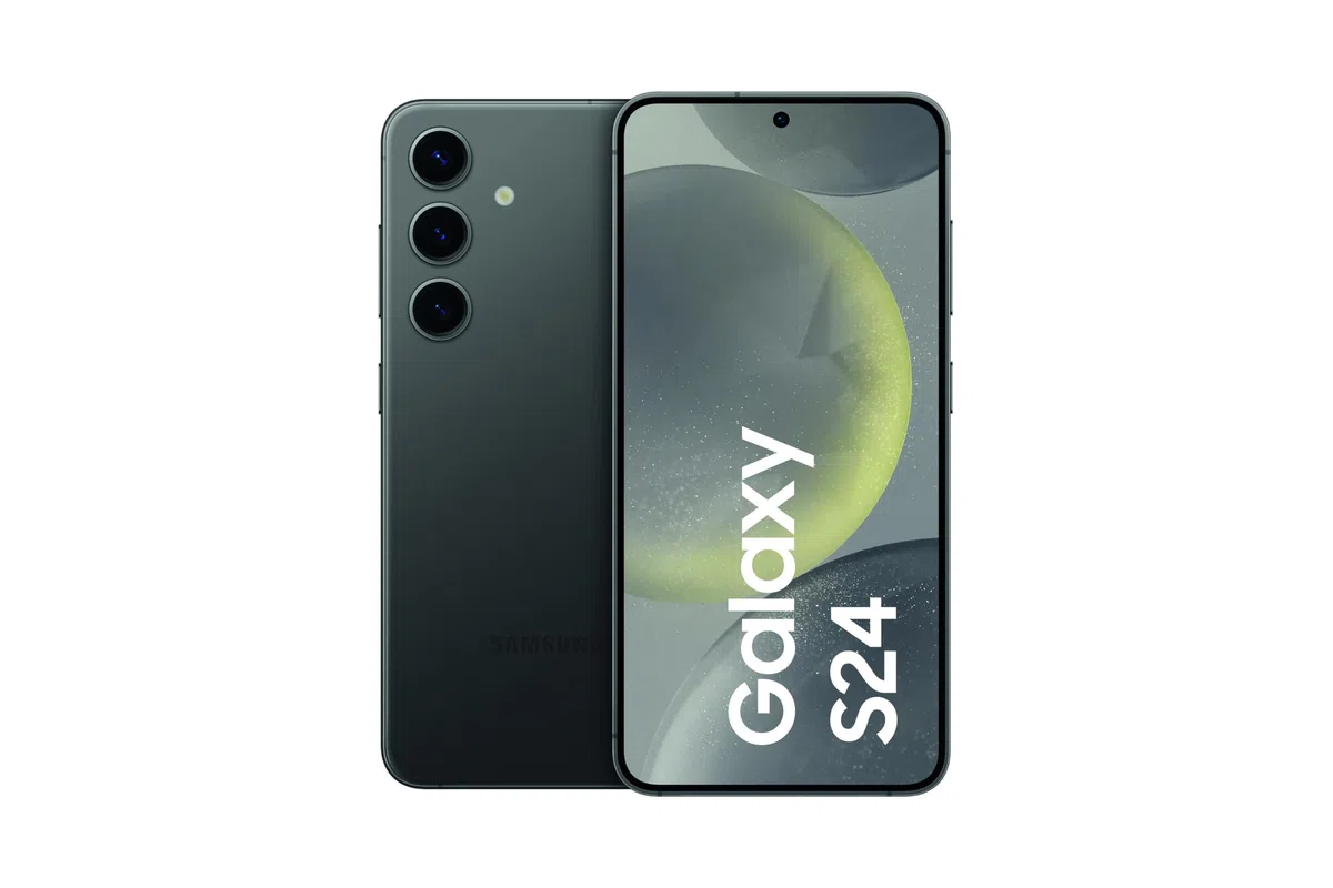Samsung Galaxy S24 5G Smartphone Dual-SIM RAM 8 GB / Interner Speicher 256 OLED-Display 6.2" 2340 x 1080 Pixel 120 Hz Triple-Kamera 50 MP 12 10 front camera Onyx Black