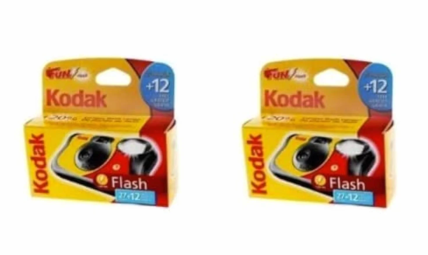 Kodak Einwegblitzkamera, 39 Aufnahmen, 2 Stück (1er Pack)