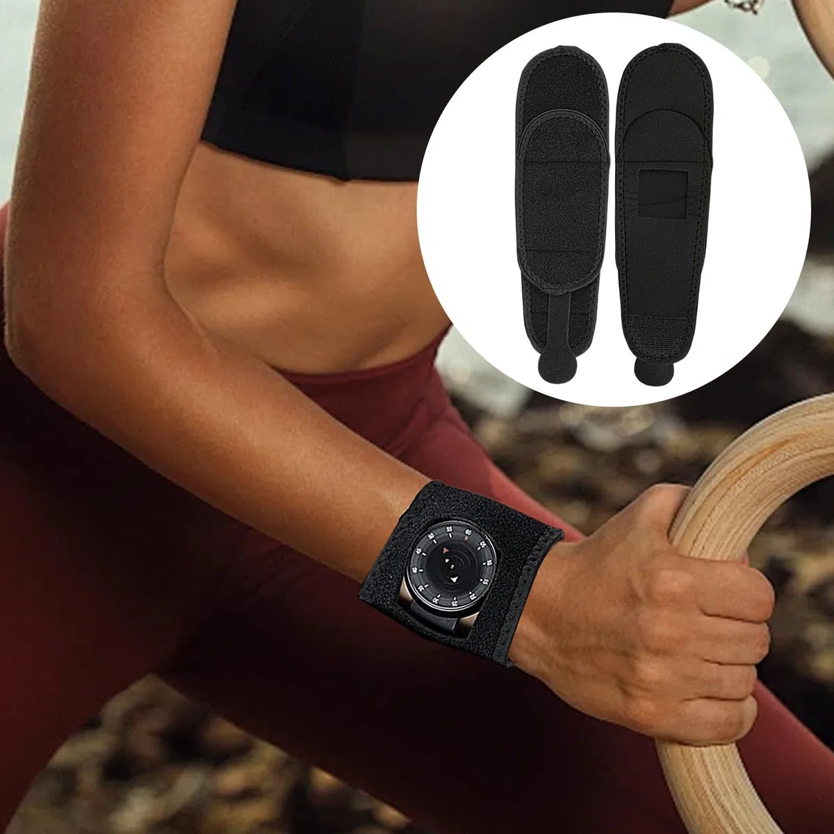 Schutzband Für Smartwatch | Armbandschutz Für Herren Und Damen | Schweißabweisend Wetterfest Mit Integrierter Polsterstruktur Für Jugendliche Damen Lauffitness Hoher Intensität