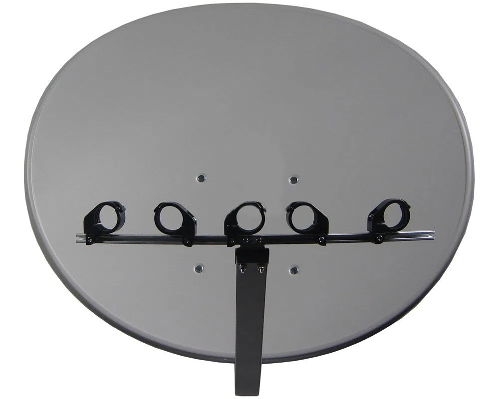 Multifocus Spiegel 91 cm, 5 LNB Halter bis ca. 45 Grad